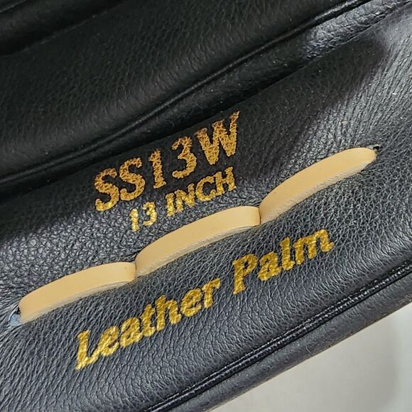 Rawlings RSB SS13W 13 Inch Left Hand Thrower Black Leather Softball Glove - Picture 5 of 15